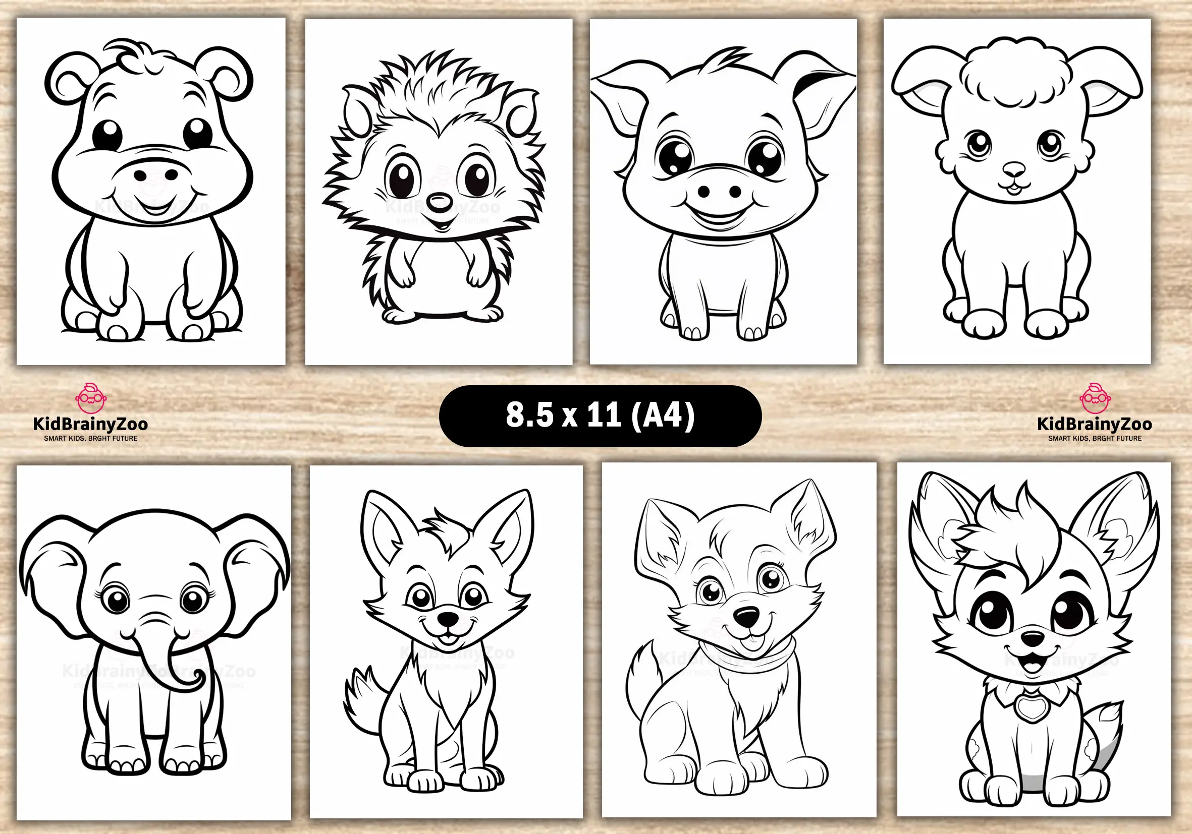 15 Farm Animal Coloring Pages for Kids – Free Printable Fun!, image size:2362x1654