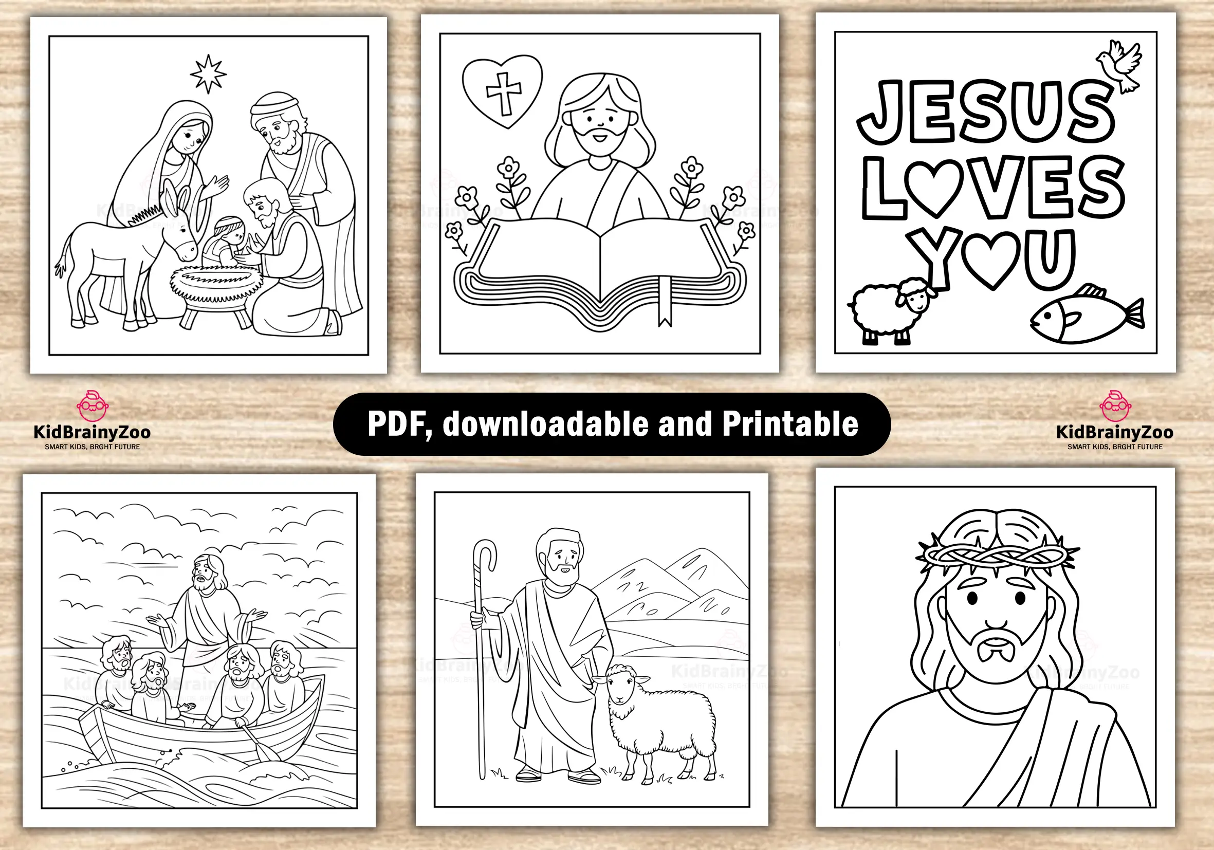 96 Bible Coloring Pages for Kids and Adults