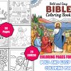 96 Bible Coloring Pages for Kids and Adults. Free Printable Bible Coloring Pages PDF for Kids