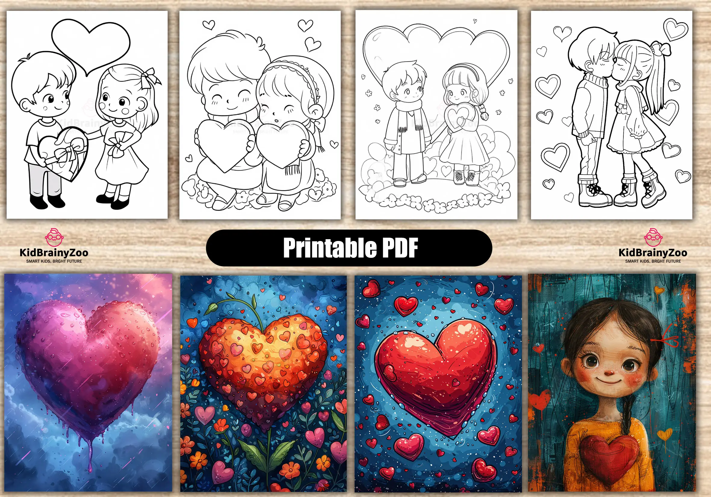 150 Cute Valentine’s Day Coloring Pages for Kids