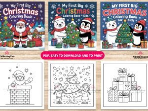 My First Big Christmas Coloring Book