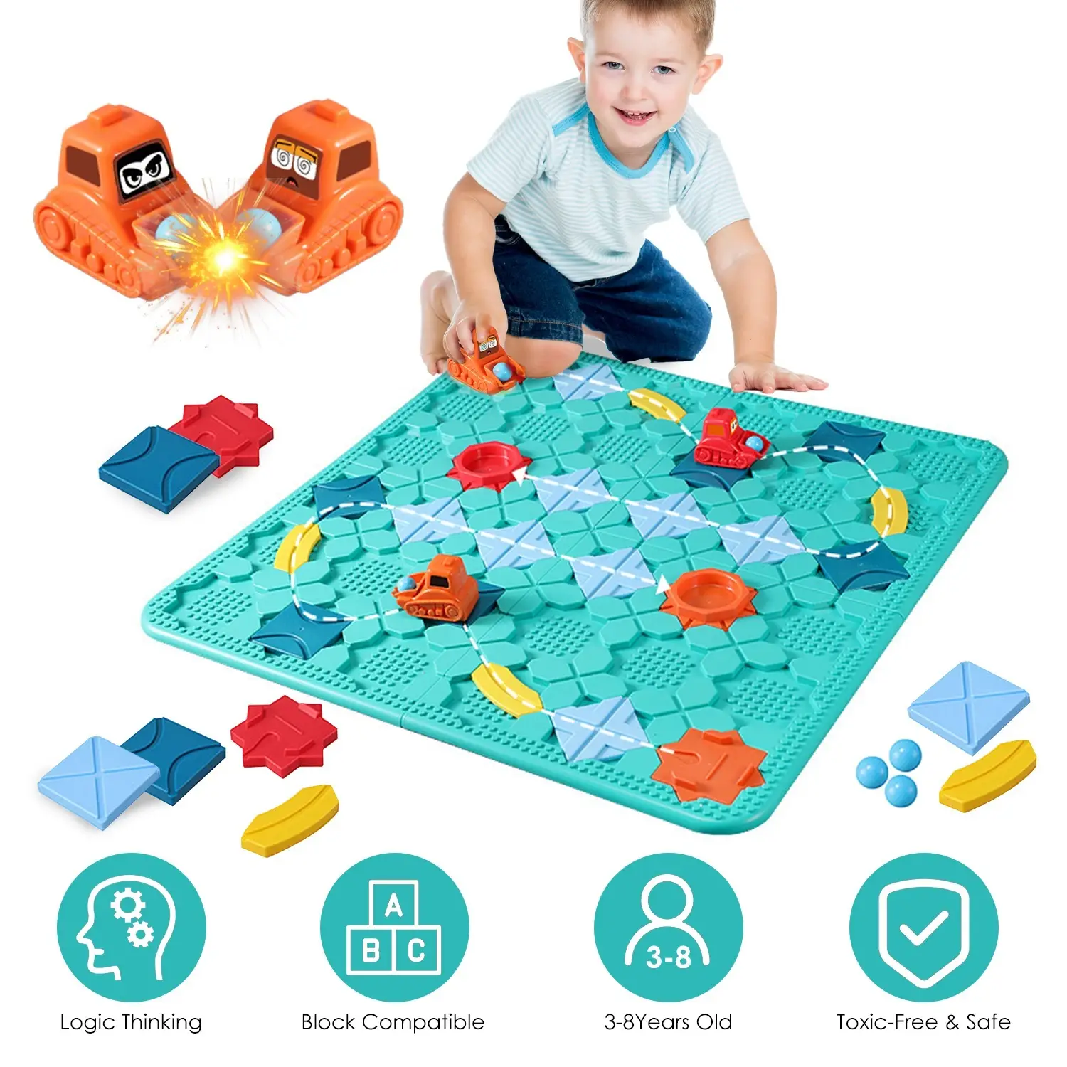 Kid Logical Road Builder Toy