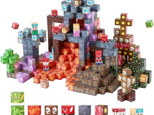 Magnetic Blocks 100 PCS Dark Castle Set STEM Montessori Sensory Toys