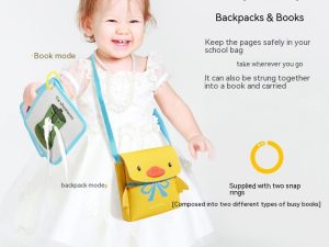 Baby Montessori Early Education Schoolbag Educational Toys