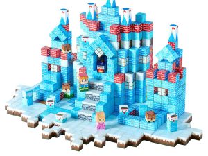 Magnetic Blocks 150 PCS Glacier Castle Set STEM Montessori Sensory Toys