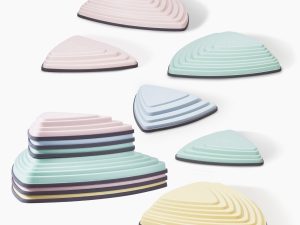 Balance Stepping Stones For Kids, 6 PCS, Up To 220 Lbs, Non-Slip Toddlers Sensory Stepping Stones, Obstacle Course Coordination Game Toys Indoor Or Outdoor Play For Children Aged 3 4 5 6 7 8+