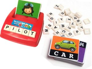 English alphabet card machine teaching aids children's educational toys learning pinyin English words see pictures literacy platter