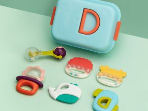 Baby 0-1 Year Old Toys Can Be Boiled And Rattle Puzzle Molar Teether