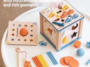 Multifunctional Building Blocks Treasure Chest Boys And Girls Year-old Intelligence Toys