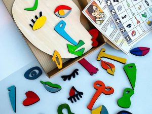 Wooden Montessori Puzzle Decompression Toys For 3-4-5 year-olds